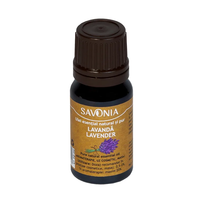 Ulei esential natural si pur de lavanda indiana, 10ml, Savonia — preț și oferte