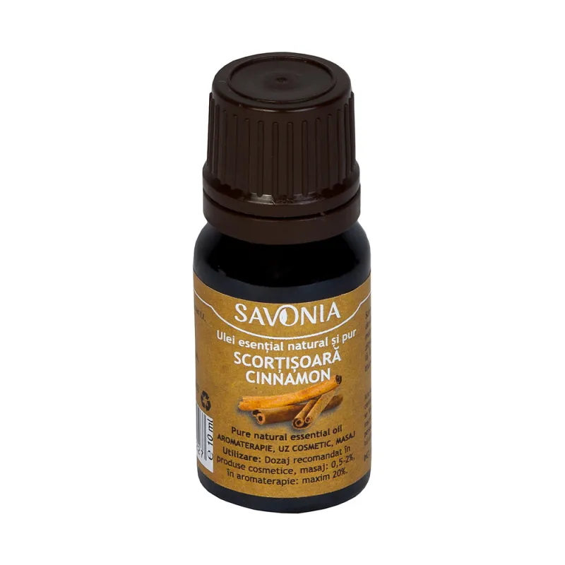 Ulei esential natural si pur Scortisoara uz extern, 10ml, Savonia — preț și oferte