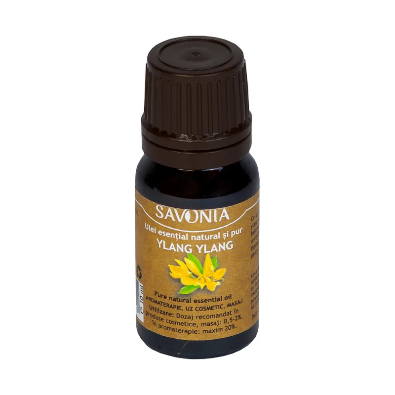 Ulei esential natural si pur Ylang Ylang uz extern, 10ml, Savonia — preț și oferte
