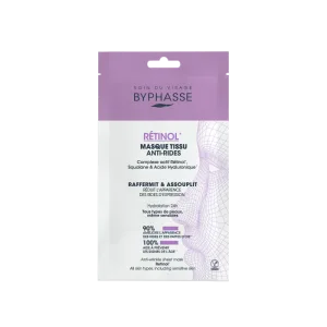 Masca servetel antirid cu retinol, 18ml, Byphasse