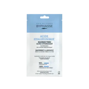 Masca servetel ultra hidratanta cu acid hialuronic, 18ml, Byphasse