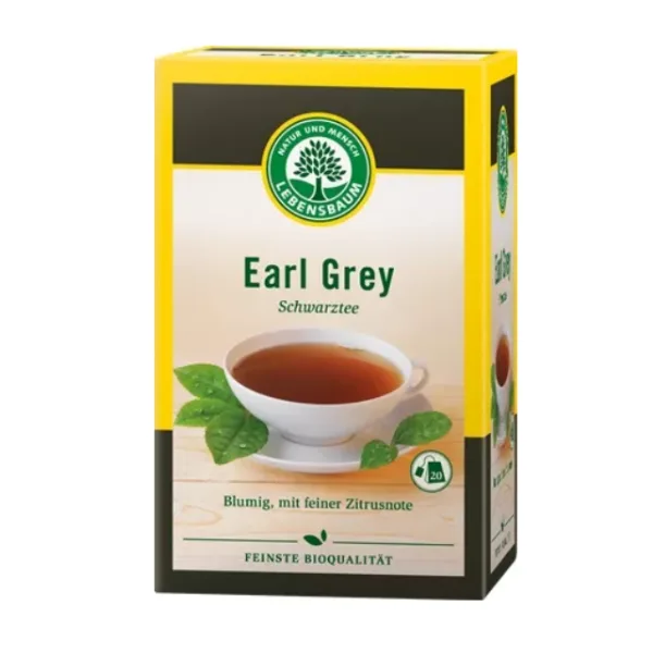 Ceai negru Earl Grey, 40g, Lebensbaum — preț și oferte