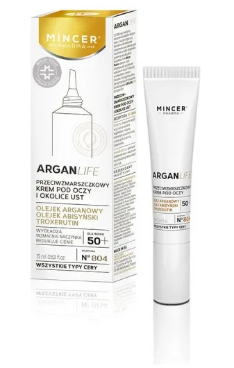 Crema anti-rid pentru ochi si buze Arganlife, 15ml, Mincer Pharma — preț și oferte