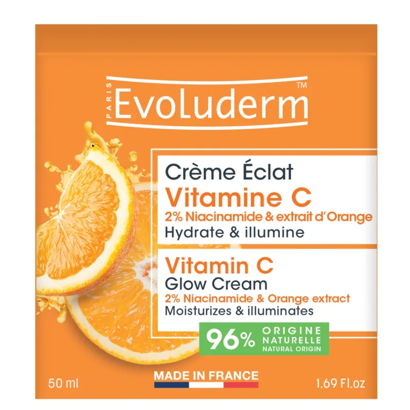 Crema de zi iluminatoare cu Vitamina C, 50ml, Evoluderm — preț și oferte