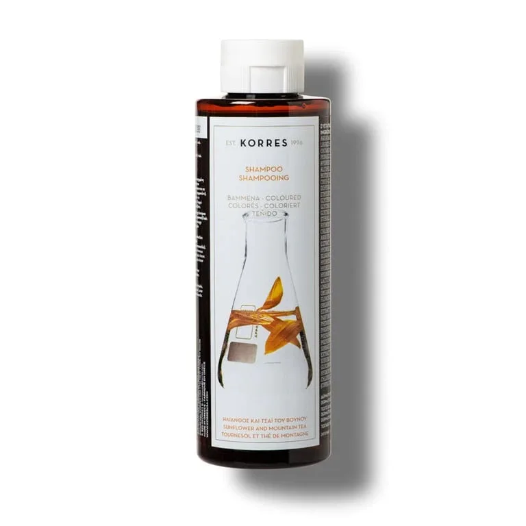 Sampon pentr par vopsit Sunflower and Mountain Tea, 250ml, Korres — preț și oferte