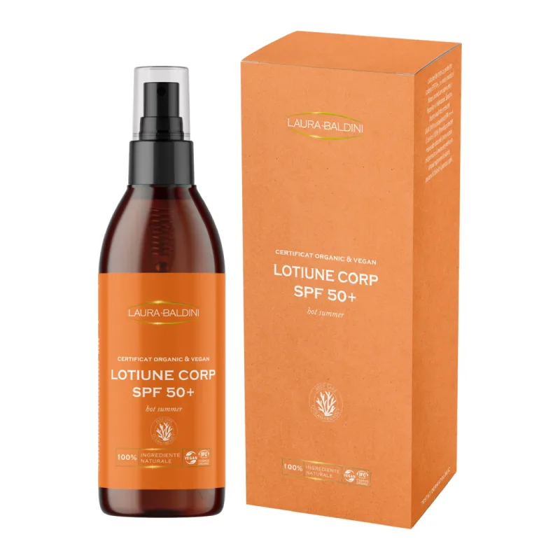 Lotiune corp SPF50+ Hot Summer, 125ml, Laura Baldini — preț și oferte