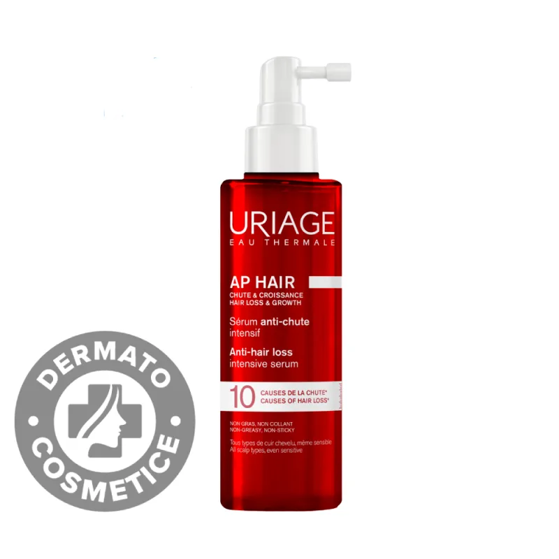 Ser intensiv impotriva caderii parului AP Hair, 100ml, Uriage — preț și oferte