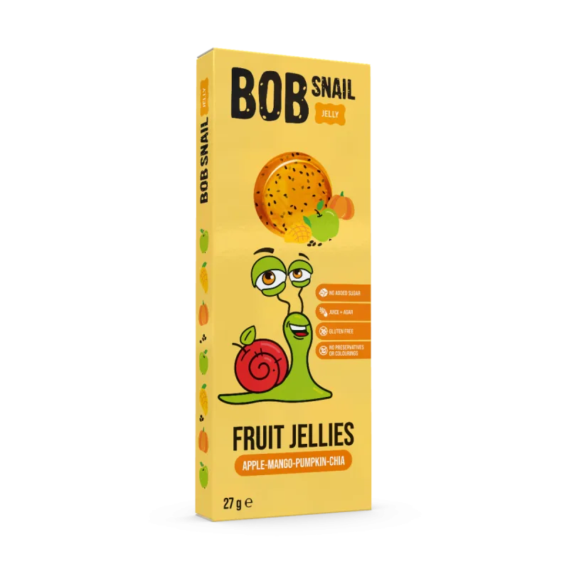 Jeleu din mar mango dovleac si chia, 27g, Bob Snail — preț și oferte