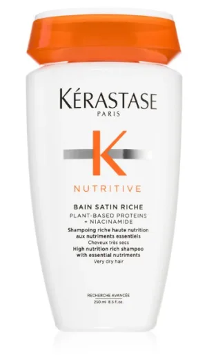Sampon intens hranitor pentru parul foarte uscat Nutritive Bain Satin Riche, 250ml, Kérastase