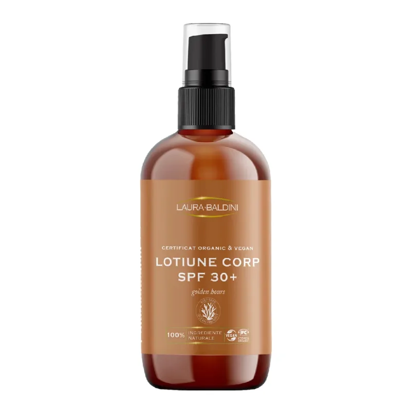 Lotiune corp SPF30+ GOLDEN HOURS, 200ml, Laura Baldini — preț și oferte