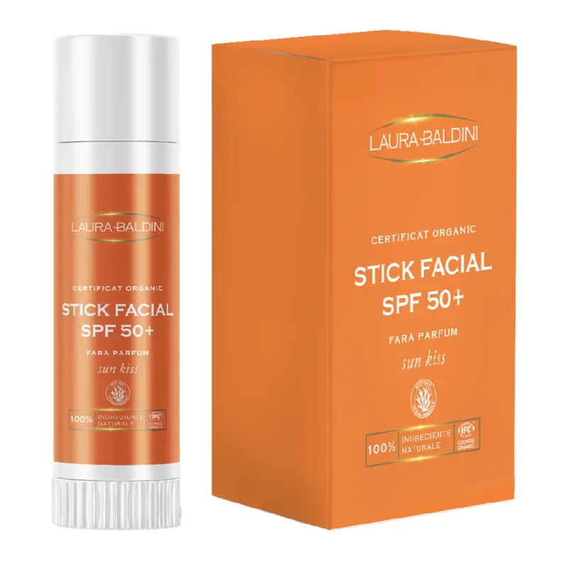 Stick facial SPF50+ Sun Kiss, 15ml, Laura Baldini — preț și oferte