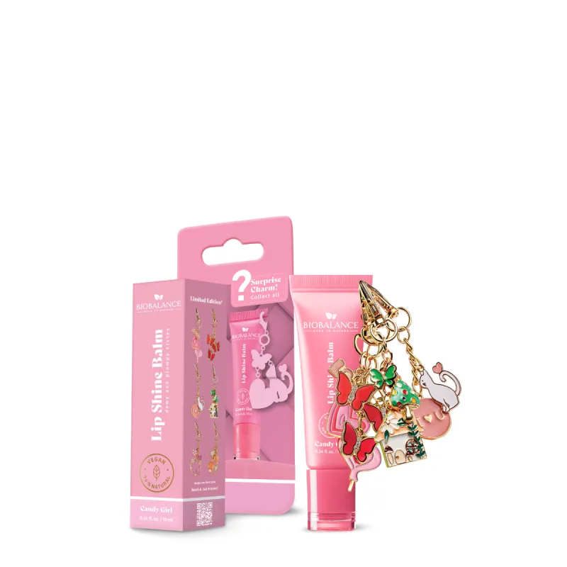 Balsam de buze cu efect lucios si breloc surpriza Candy Girl, 10ml, Bio Balance — preț și oferte