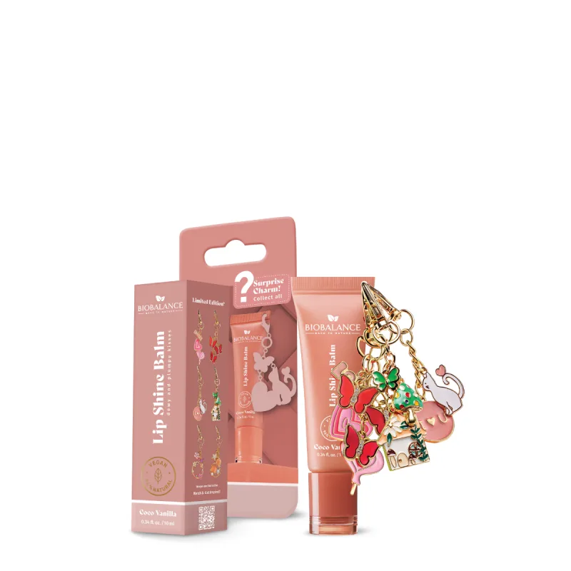 Balsam de buze cu efect lucios si breloc surpriza Coco Vanillia, 10ml, Bio Balance — preț și oferte