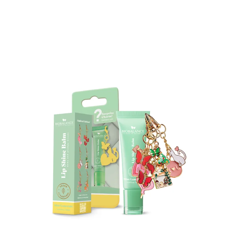 Balsam de buze cu efect lucios si breloc surpriza Mint Lemonade, 10ml, Bio Balance — preț și oferte