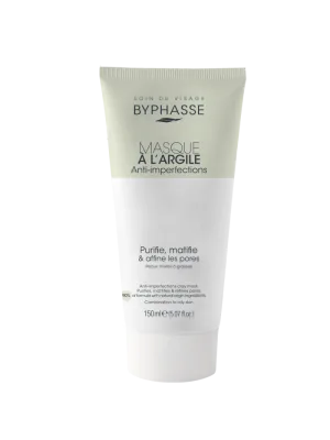 Masca anti-imperfectiuni cu argila pentru ten mixt spre gras, 150ml, Byphasse