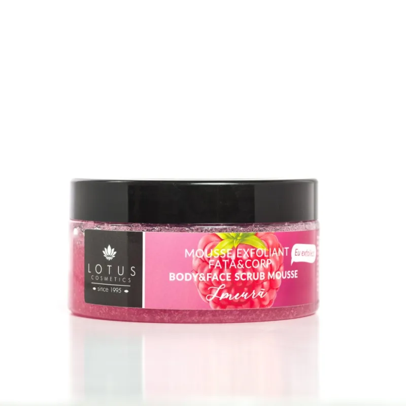 Scrub pentru corp cu aroma de zmeura Spa Dermoactive, 250g, Lotus Cosmetics — preț și oferte