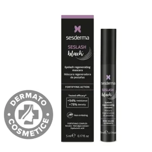 Mascara pentru regenerarea genelor Seslash Black, 5ml, Sesderma