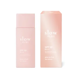 Ser pentru protectie solara SPF50+ PA++++ Glow Up Fluid Sun, 50ml, Slowpure