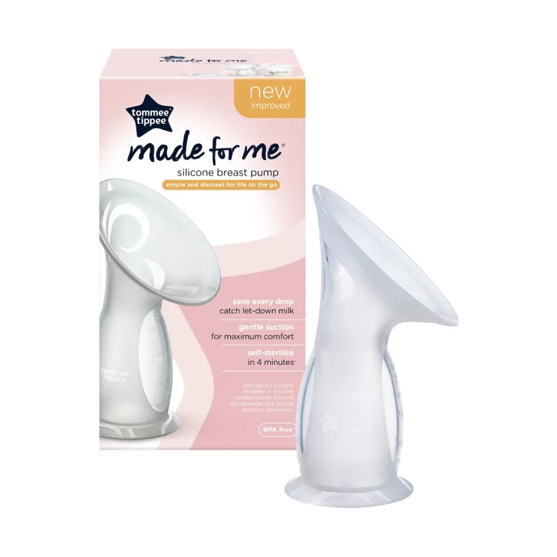 Pompa de san manuala din silicon Made For Me, 1 bucata, Tommee Tippee — preț și oferte