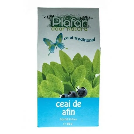 Ceai de frunze de afin, 50g, Plafar — preț și oferte
