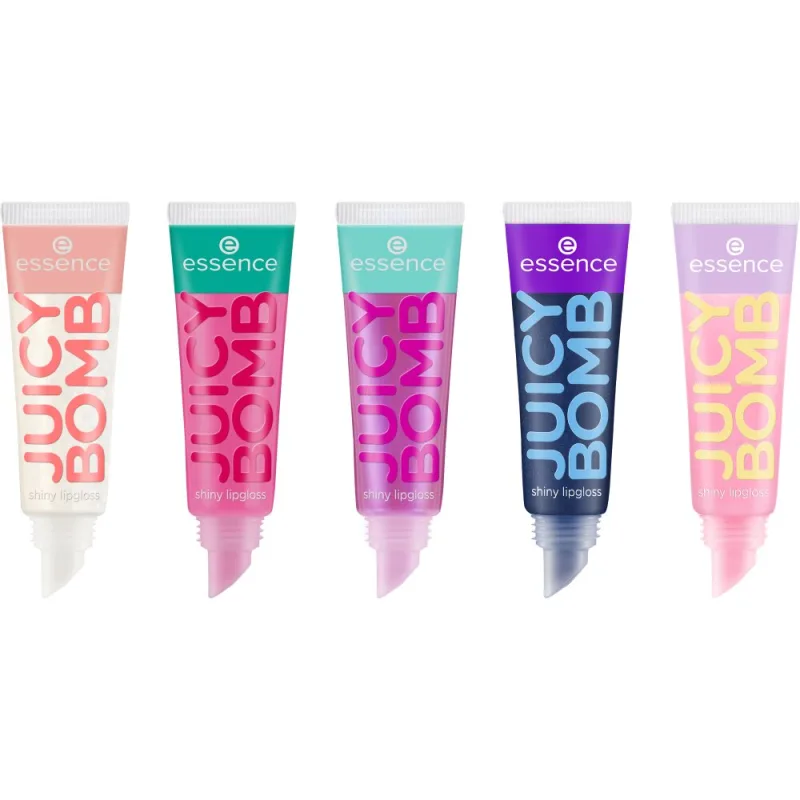 Set Shiny Lipgloss Juicy Bomb, 5x10ml, Essence — preț și oferte
