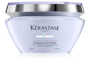 Masca ultra-hidratanta pentru par blond decolorat Masque Cicaextreme Blond Absolu, 200ml, Kérastase