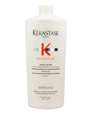 Sampon hidratant pentru parul uscat Nutritive Bain Satin, 1000ml, Kérastase