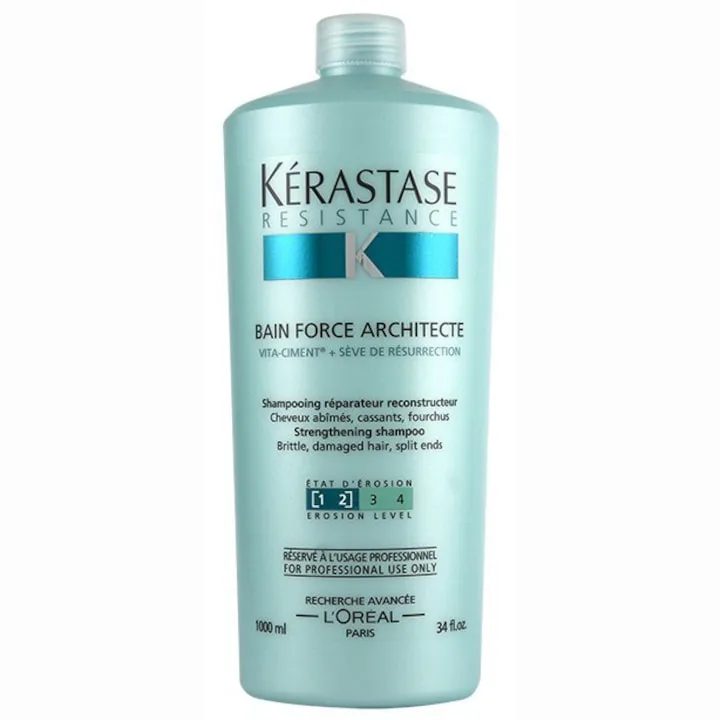 Sampon pentru parul deteriorat Resistance Bain Force Architecte, 1000ml, Kérastase — preț și oferte