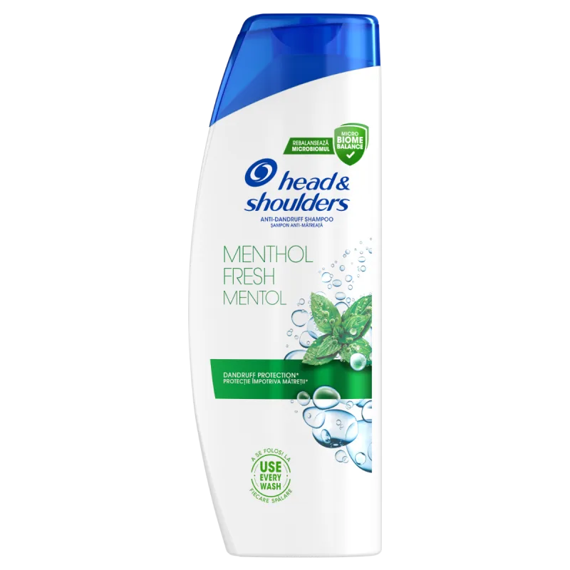 Sampon pentru orice tip de par anti-matreata Menthol Fresh, 625ml, Head & Shoulders — preț și oferte
