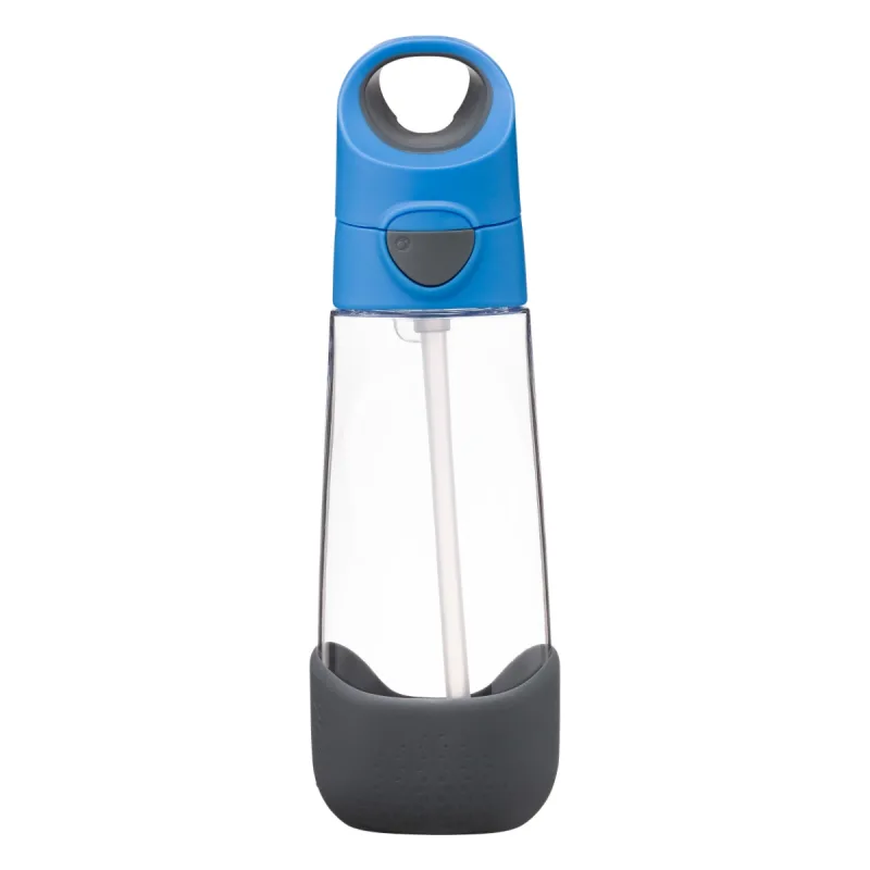 Cana din tritan cu pai pentru +12 luni Gri/Albastru, 450ml, Bbox — preț și oferte