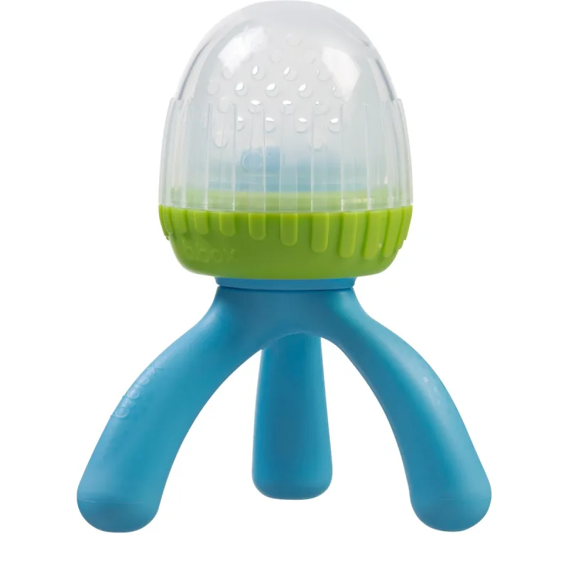 Dispozitiv de hranire din silicon pentru +4 luni Albastru/Verde, 1 bucata, Bbox — preț și oferte