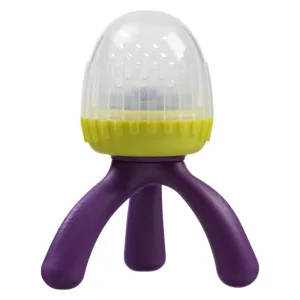 Dispozitiv de hranire din silicon pentru +4 luni Mov/Verde, 1 bucata, Bbox