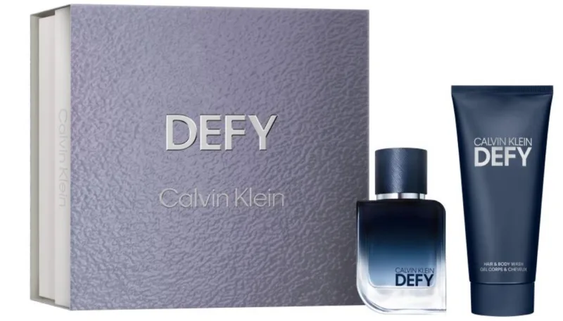 Set pentru barbati Defy Apa de parfum 50ml + Gel de dus 100ml, Calvin Klein — preț și oferte