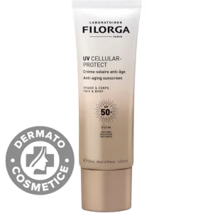 Crema anti-imbatranire pentru fata si corp cu protectie solara SPF50+ UV Cellular Protect, 125ml, Filorga