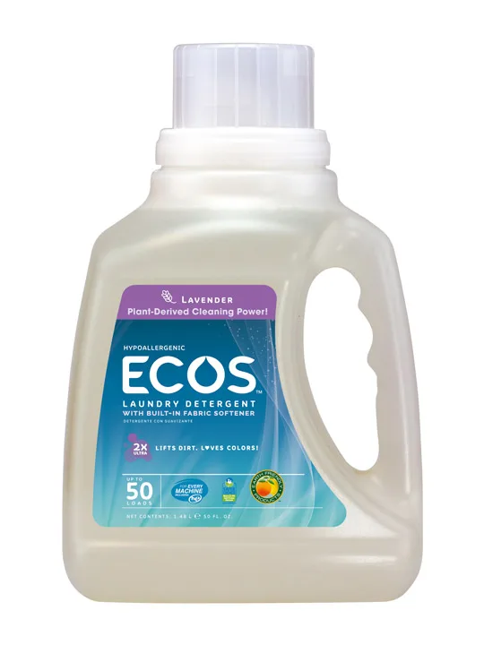 Detergent de rufe cu lavanda, 1478ml, Ecos — preț și oferte