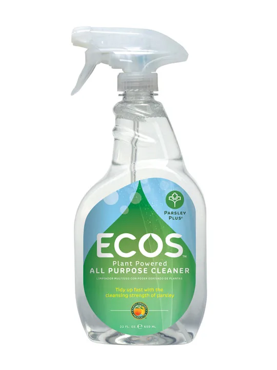 Detergent spray pentru suprafete cu patrunjel, 650ml, Ecos — preț și oferte