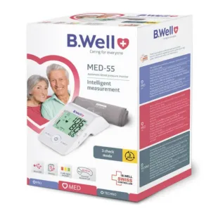 Tensiometru automat pentru brat MED-55, 1 bucata, B.Well