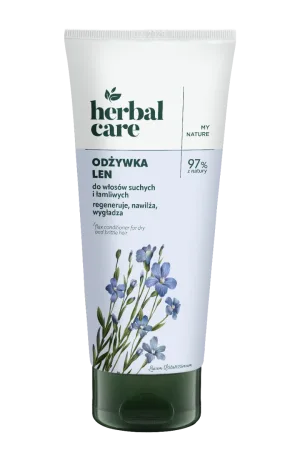 Balsam cu extract de seminte de in pentru par uscat si fragil Herbal Care, 200ml, Farmona