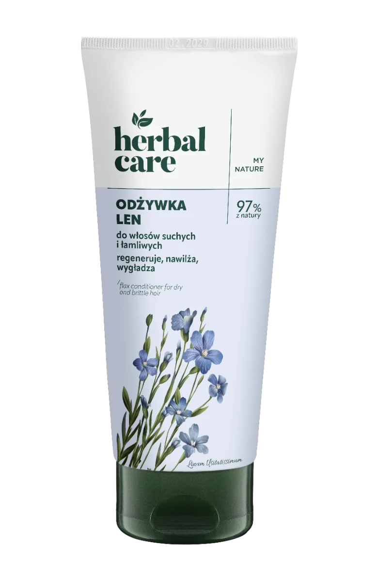 Balsam cu extract de seminte de in pentru par uscat si fragil Herbal Care, 200ml, Farmona — preț și oferte