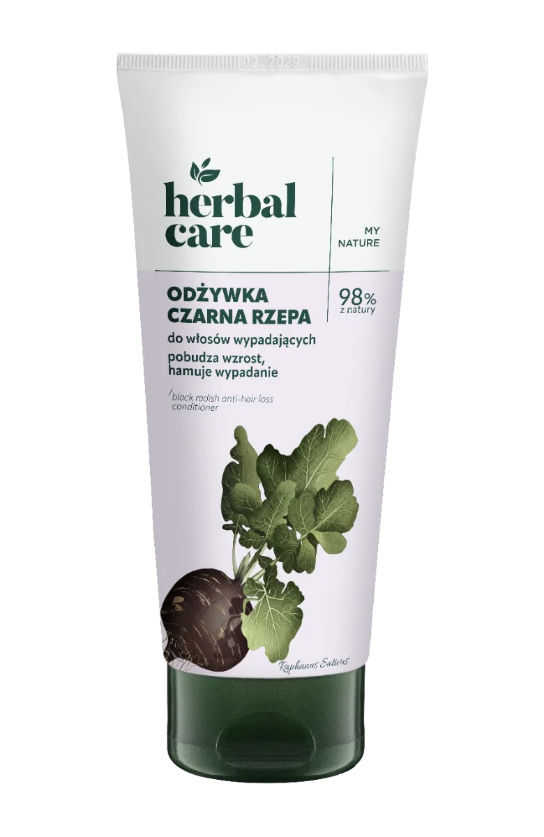 Balsam cu extract de ridiche neagra pentru par cu tendinta de cadere Herbal Care, 200ml, Farmona — preț și oferte