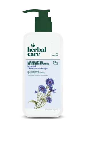 Gel intim cu extract de albastrele si acid lactic Herbal Care, 330ml, Farmona