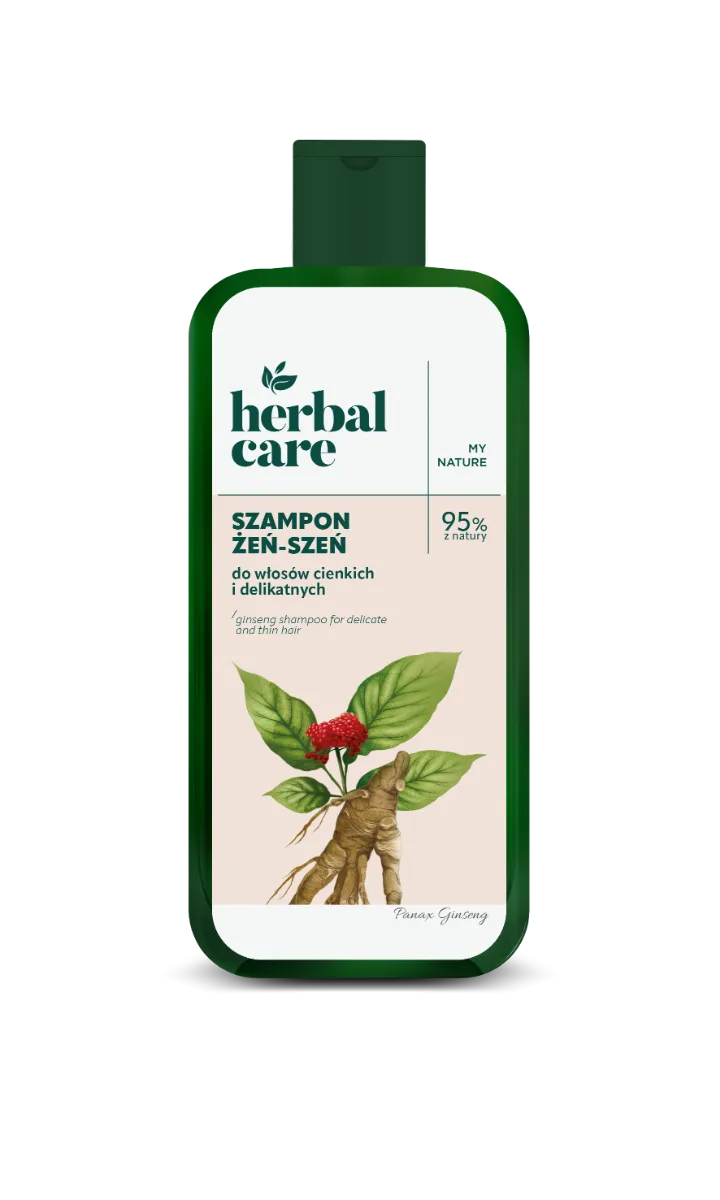 Sampon cu extract de ginseng pentru par fin si subtire Herbal Care, 330ml, Farmona — preț și oferte