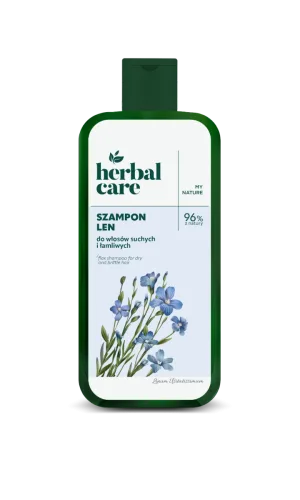 Sampon cu extract de seminte de in pentru par uscat si fragil Herbal Care, 330ml, Farmona