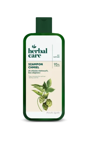 Sampon cu extract de hamei pentru par tern si lipsit de volum Herbal Care, 330ml, Farmona