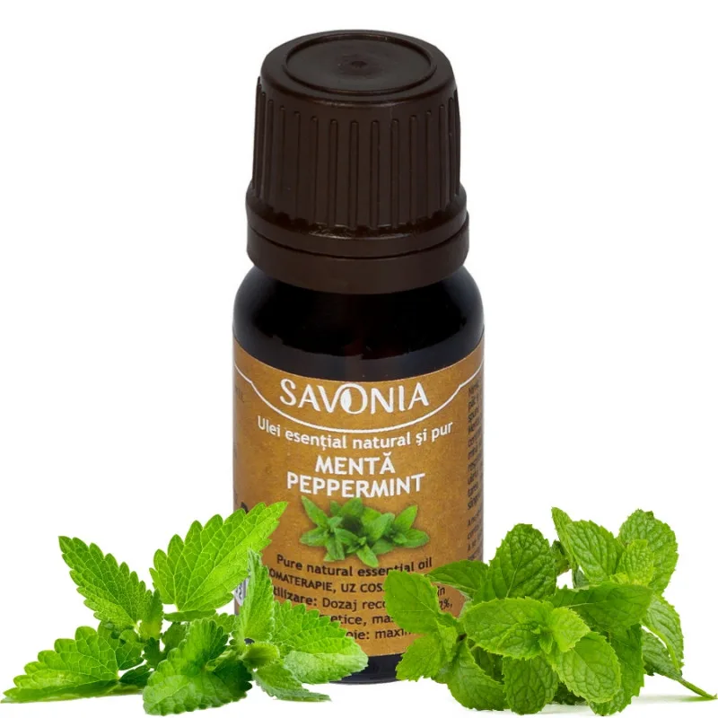 Ulei esential natural si pur Menta, 10ml, Savonia — preț și oferte
