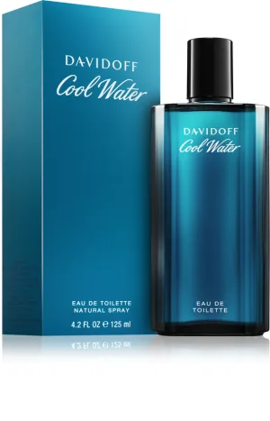 Apa de toaleta pentru barbati Cool Watter, 125ml, Davidoff