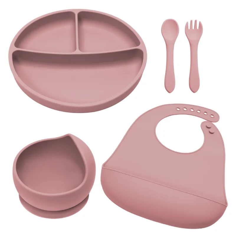 Set pentru diversificare din silicon Classic +6 luni Old Rose, 1 bucata, AppeKids — preț și oferte
