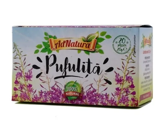 Ceai pufulita, 20 plicuri, AdNatura — preț și oferte