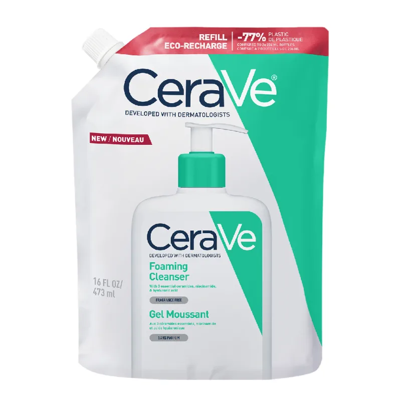 Rezerva Gel de curatare Spumant piele normal-grasa, 473 ml, CeraVe — preț și oferte