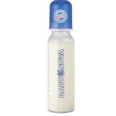 Baby Nova 44105 Biberon sticla decor monocolor 250 ml — preț și oferte